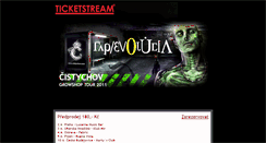 Desktop Screenshot of cistychovgrowshoptour.ticketstream.cz